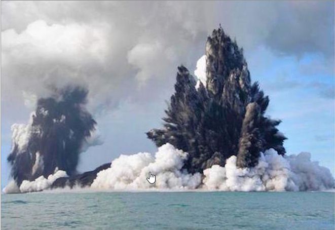 気象庁が「警報の解除の見込みはない」と述べる津波を世界に放ったトンガ沖の過去最大級の海底火山噴火は「暗い時代」の序章になるのか
