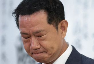 二階伸康氏「この敗北を糧に」目に涙浮かべ　和歌山選挙区で落選確実